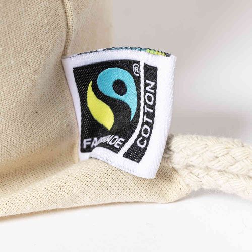 Fairtrade cotton drawstring bag - Image 3